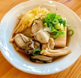牡蠣の白菜鍋